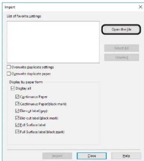 OKI Pro1050 - 导入设置 - 3