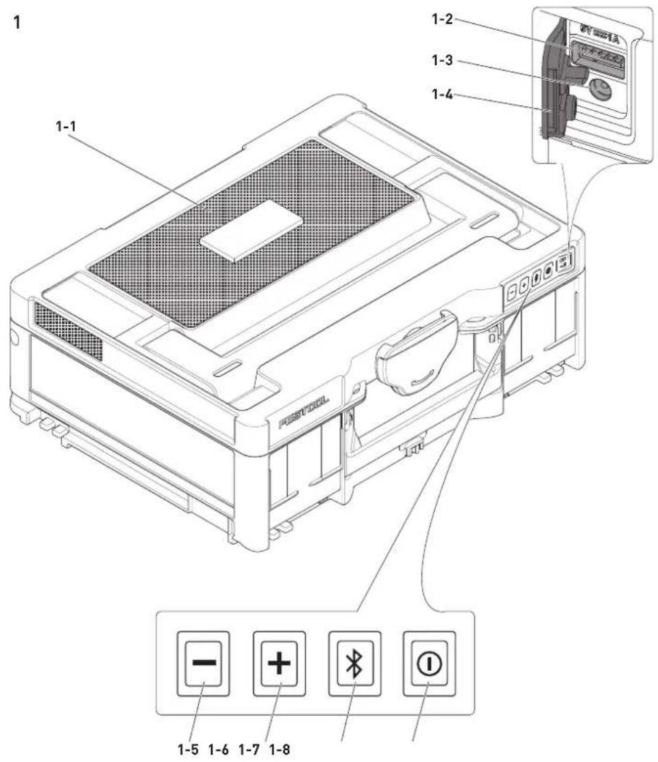 FESTOOL SYS3 BT20 M 137 - Parts of the device - 1