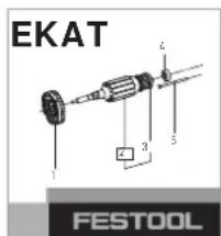 FESTOOL DWC 182500 Basic - Perigo de ferimentos,choque elétrico - 2
