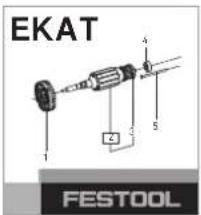 FESTOOL DWC 182500 Basic - OnacHocTb TpaBMnpoBaHn, yap TokOM - 2