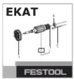 FESTOOL LEX 3 1507 - Servizio e riparazione solo da parte9.4 Pulizia dei canali di aspirazione - 1