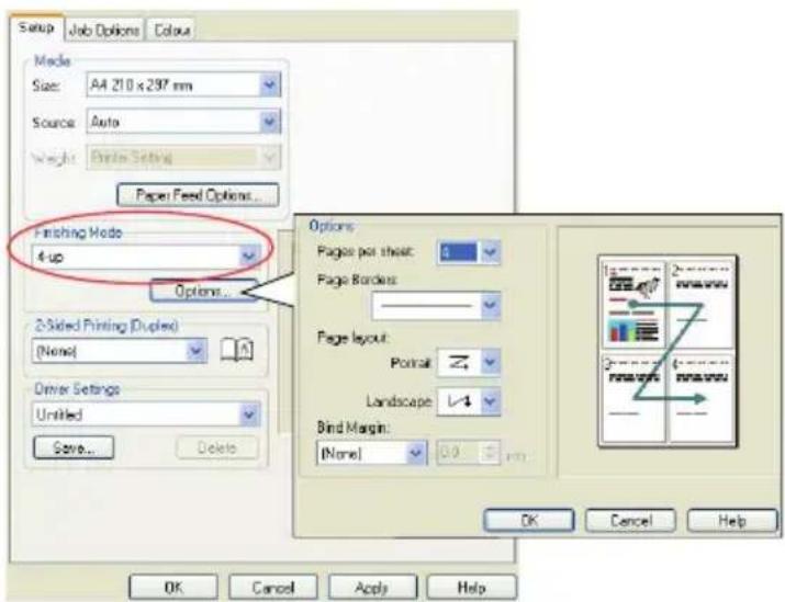 OKI ES2032 MFP - IMPRESSION DE PLUSIEURS PAGES SUR UN SEULE FEUILLE (N PAGES PAR FEUILLE) - 3