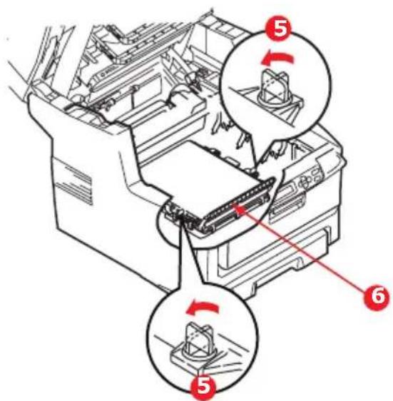 OKI ES2032 MFP - REPLACEMENT DE LA COURROIE DE TRANSFERT - 5