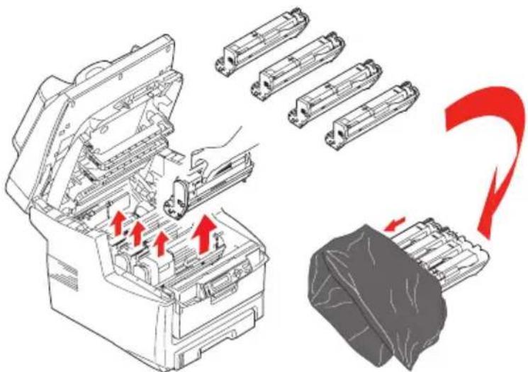 OKI ES2032 MFP - REPLACEMENT DE LA COURROIE DE TRANSFERT - 4