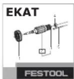 FESTOOL LEX 3 1503 - Servizio e riparazione solo da parte9.4 Pulizia dei canali di aspirazione - 1