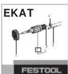 FESTOOL HKC 55 5 2 EBIPlusSCA - Loukkaantumisvaara, sahköiskuvaara - 2