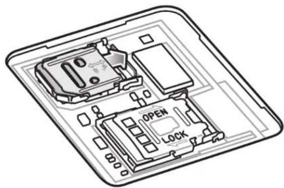 ZEBRA TC57 - Installation de la carte SIM - 4