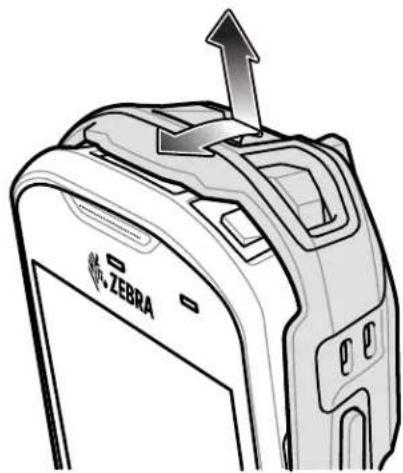 ZEBRA TC52 - 高耐久性ブーツの取り付け - 3