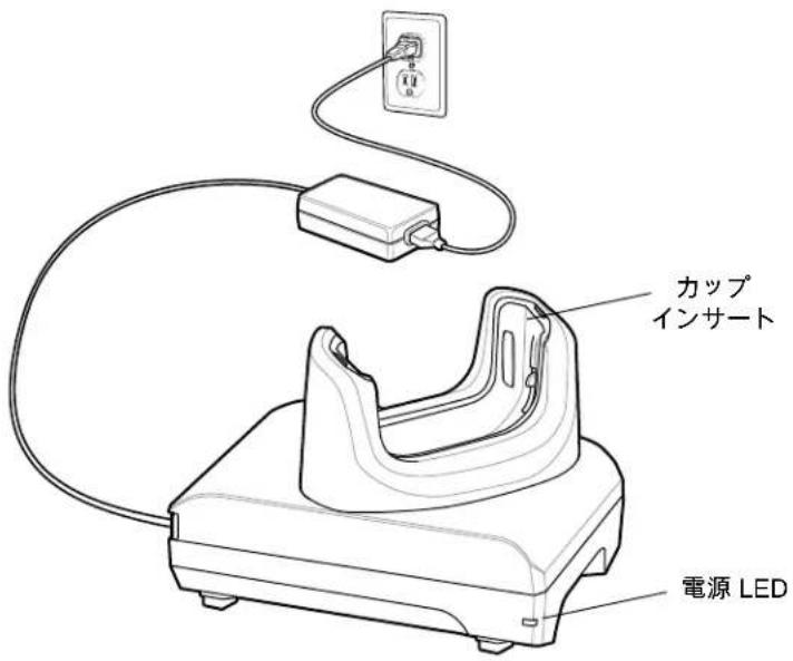 カップ インサート 電源 LED