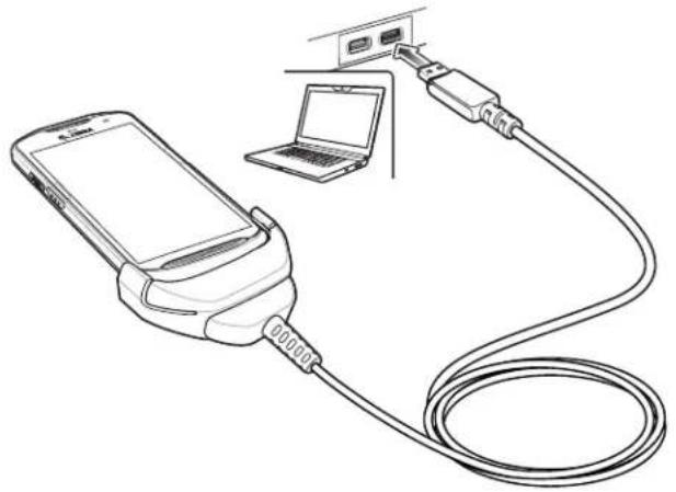 ZEBRA TC52 - USB 通信 - 1