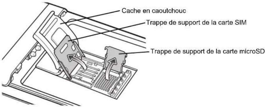 ZEBRA MC67 - Insertion de la carte microSD - 2
