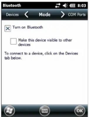 ZEBRA MC67 - Activation de la fonction Bluetooth - 1