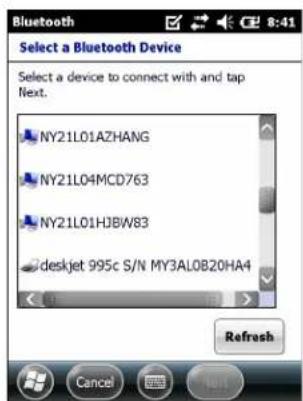 ZEBRA MC67 - Découverte des périphériques Bluetooth - 3