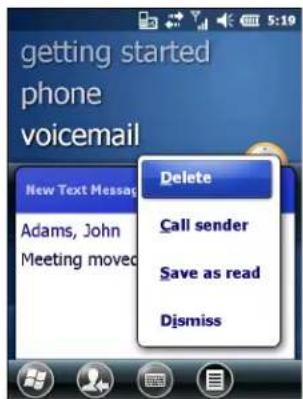 ZEBRA MC67 - Affichage des messages texte - 2
