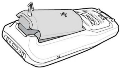 ZEBRA MC2200 - Retrait de la batterie - 3