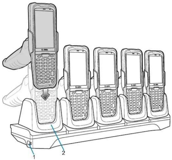 ZEBRA MC2200 - Socle ShareCradle à 5 positions pour charge uniquement - 1