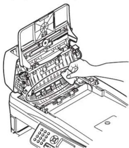 OKI ES4160 MFP - Du parcours du PAPIER dans le chargeur - 2