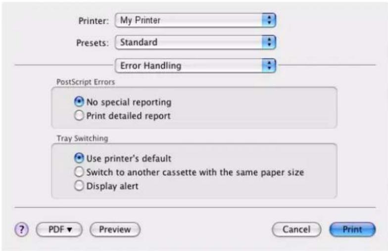 OKI ES4160 MFP - Gestion des erreurs - 1