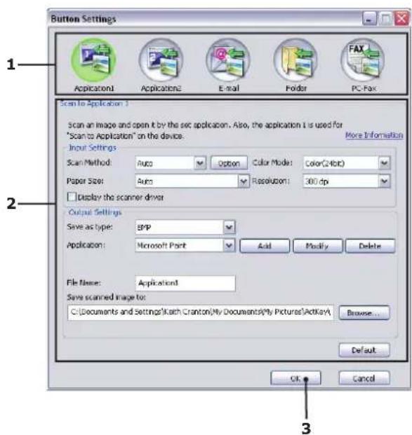 OKI ES4160 MFP - Configuration de l'utilitaire actkey - 2
