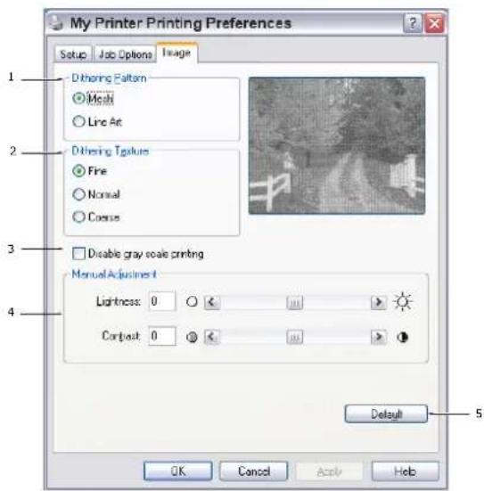OKI ES4160 MFP - Onglet image - 1