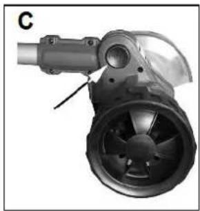 Eurom Weedcleaner - Adjusting the length of the telescopic rod - 1