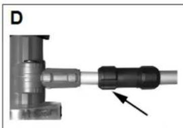 Eurom Weedcleaner - Modification longueur tube télescopique - 1