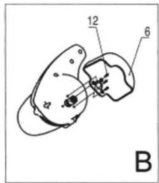 Eurom Weedbrush - Brush assembly (fig. D) - 1