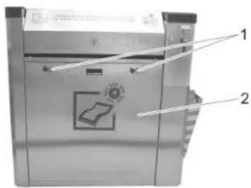Kärcher M 80 3 S - Îndepărtarea capacului din față - 1