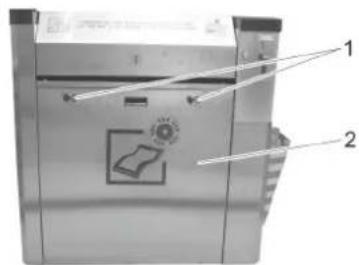 Kärcher M 80 3 S - Voorste afdekking verwijderen - 1