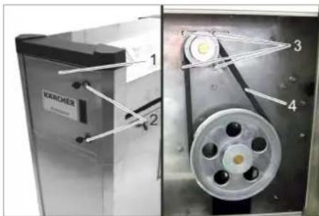 Kärcher M 80 Sm S - Schimbarea periei - 1