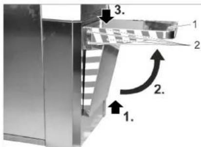 Kärcher M 80 Sm S - Girar hacia arriba el soporte (opcional) - 1