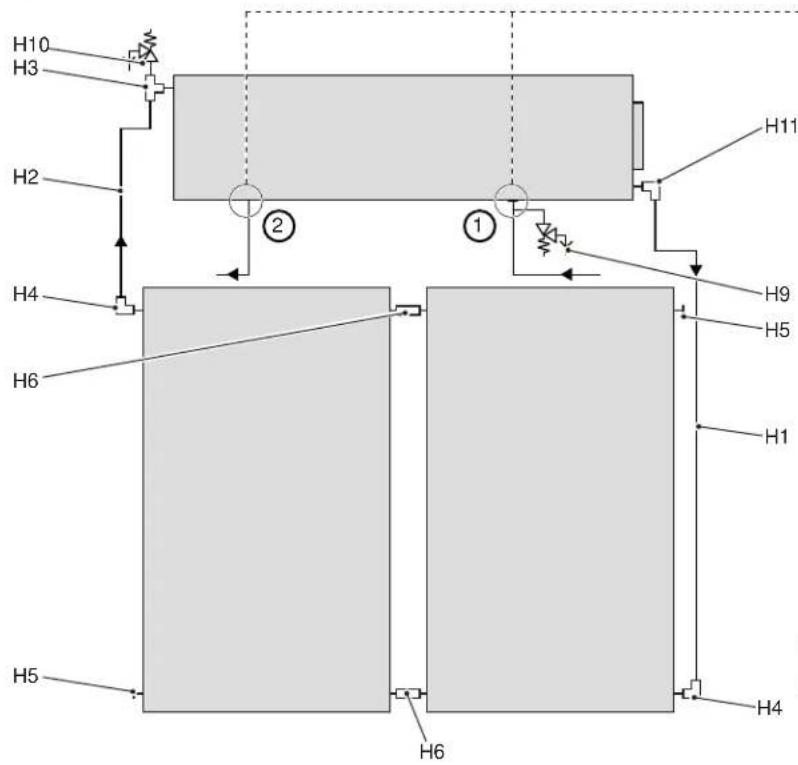 Baxi STS 200 2.0 LP - Esquema hidráulico Esquema hidráulico Hydraulic diagram Schéma hydraulique - 3
