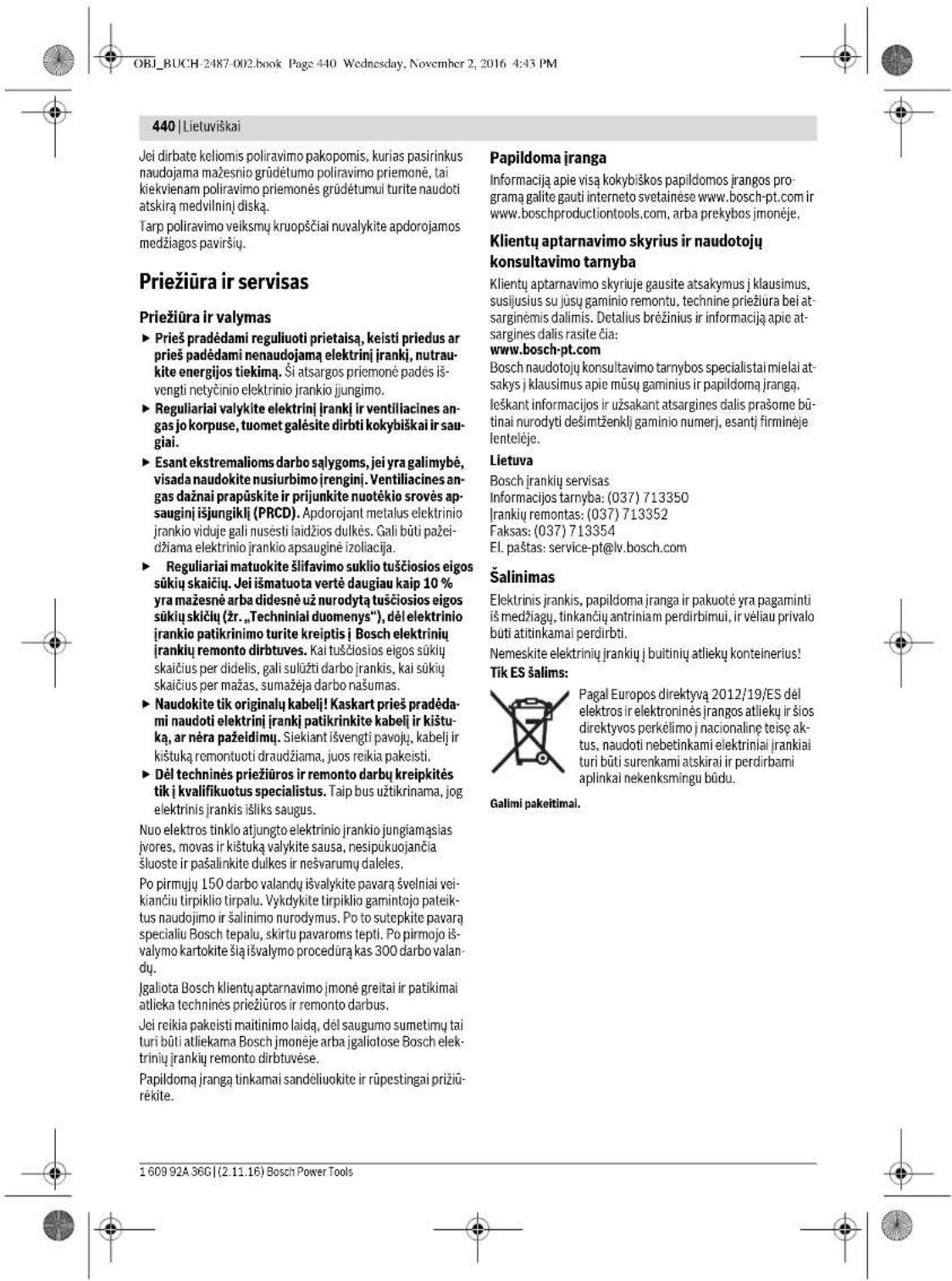 BOSCH HWS 77180 Professional - Poliravimas su medviliniu poliravimo disku - 8