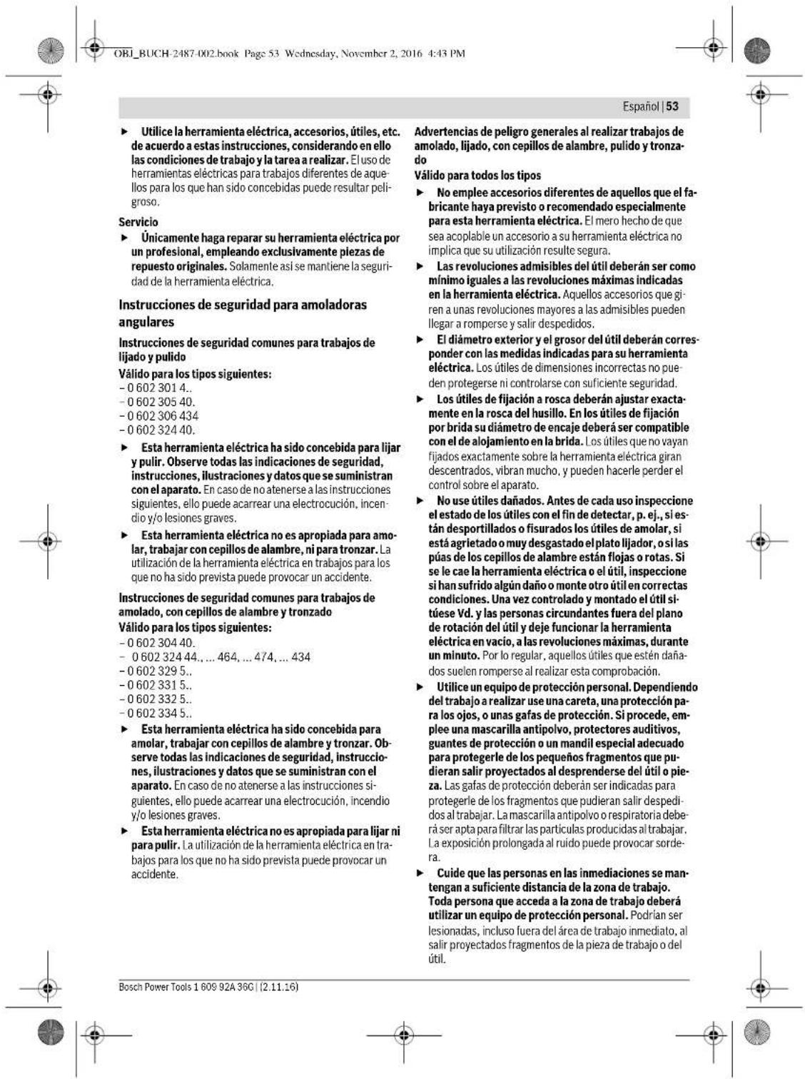 BOSCH HWS 77180 Professional - Uso y trato cuidadoso de herramentas eletricas - 4
