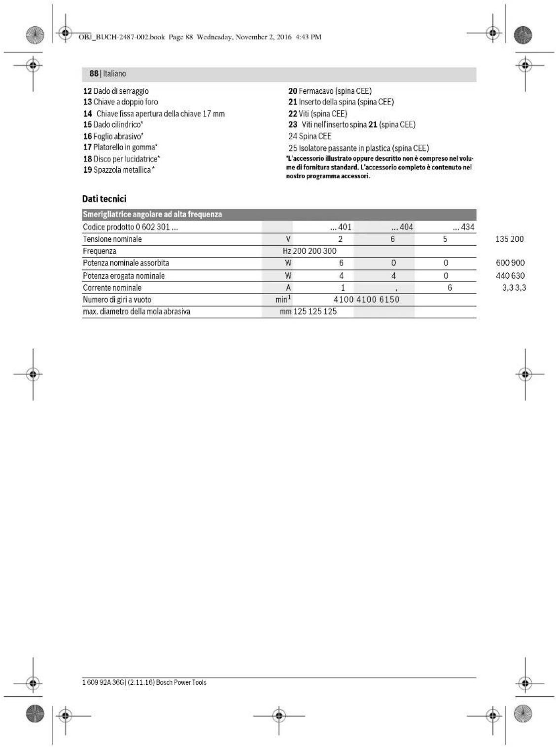 BOSCH HWS 65125 Professional - Componenti illustrati - 7