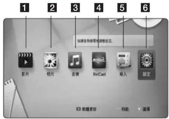 LG HB806PE - 使用 [HOME] 功能表 - 1