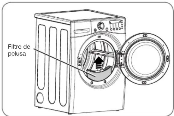 LG DLEX2901V - REVISE EL FILTRO DE PELUSA ANTES DE CADA USO - 1