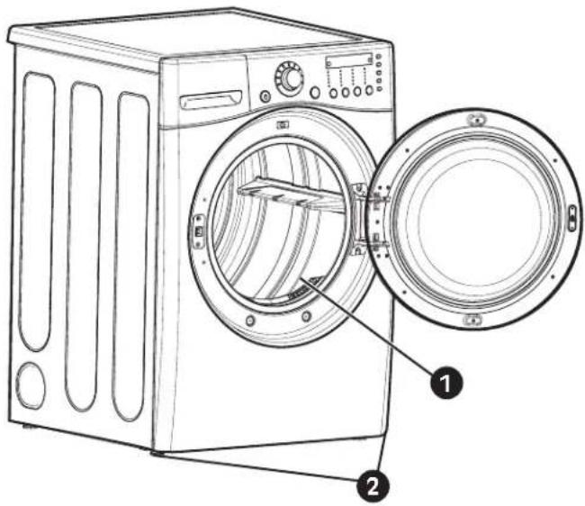 LG DLEX2901V - DRYING RACK - 1