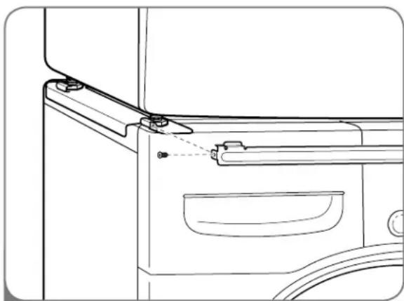 LG DLEX2901V - STACKING kIT INSTALLATION (cont.) - 2