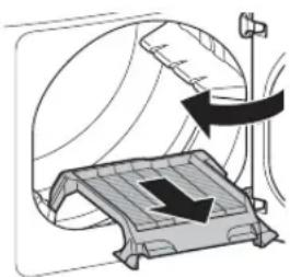 LG DLE3180W - Remove the drying rack and literature, and then close the door. - 1