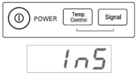 LG DLE3180W - Press and hold the Signal and Temp. Control buttons and then press the Power button. - 1