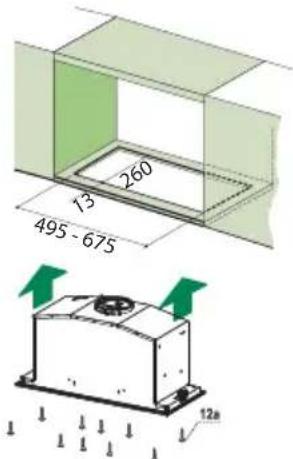 BLAUPUNKT 5DA45450 - BEFORE FITTING THE HOOD TO THE WALL UNIT, PROCEED AS FOLLOWS: - 5
