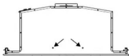 BLAUPUNKT 5DA45450 - GÖR FÖLJANDE INNAN DU MONTERAR KÖKSFLÄKTEX NÀ VAGGSKÄPET: - 3