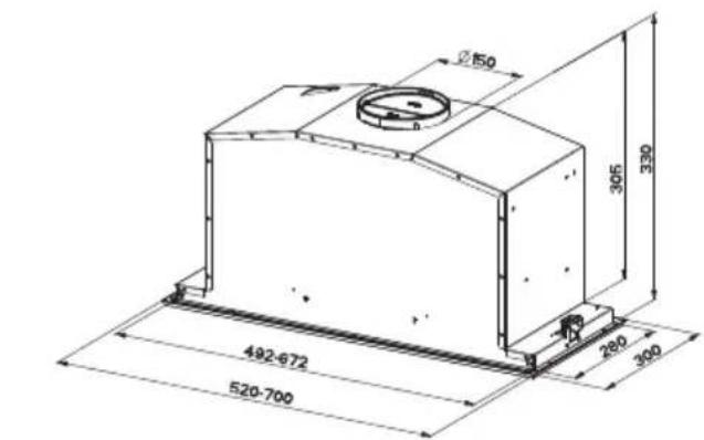 BLAUPUNKT 5DA45450 - Dimensions - 1