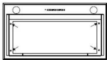 BLAUPUNKT 5DA45450 - GÖR FÖLJANDE INNAN DU MONTERAR KÖKSFLÄKTEX NÀ VAGGSKÄPET: - 2