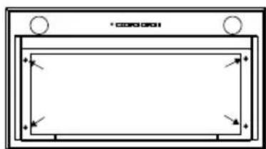 BLAUPUNKT 5DA45450 - PRIMA DI MONTARE LA CAPPA AL PENSILE AGIRE COME SEGUE: - 12