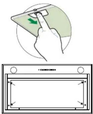 BLAUPUNKT 5DA45450 - GA ALS VOLGT TE WERK VOORDAT U DE AFZUIGKAP AAN DE KEUKENKAST MONTEERT: - 10