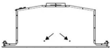 BLAUPUNKT 5DA45450 - PRIMA DI MONTARE LA CAPPA AL PENSILE AGIRE COME SEGUE: - 13