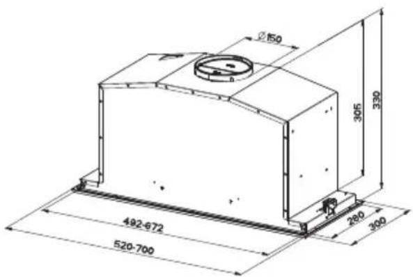 BLAUPUNKT 5DA45450 - Dimensiones - 1