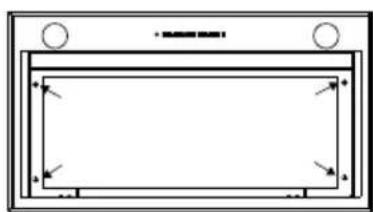 BLAUPUNKT 5DA45450 - ANTES DE MONTAR LA CAMPANA EN EL ARMARIO DE PARED, PROCEDA DE LA SIGUIENTE MANERA: - 6